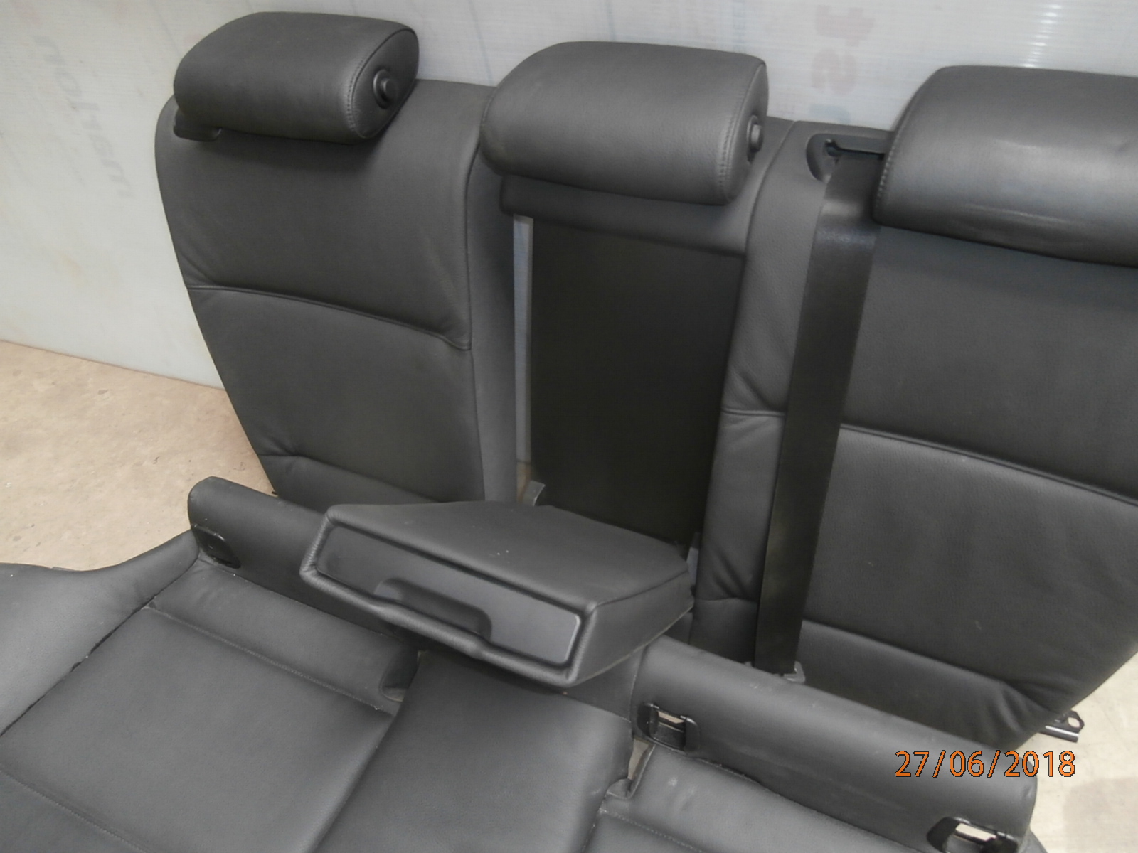 LEDER RÜCKBANK RÜCKSITZE MITTELARMLEHNE