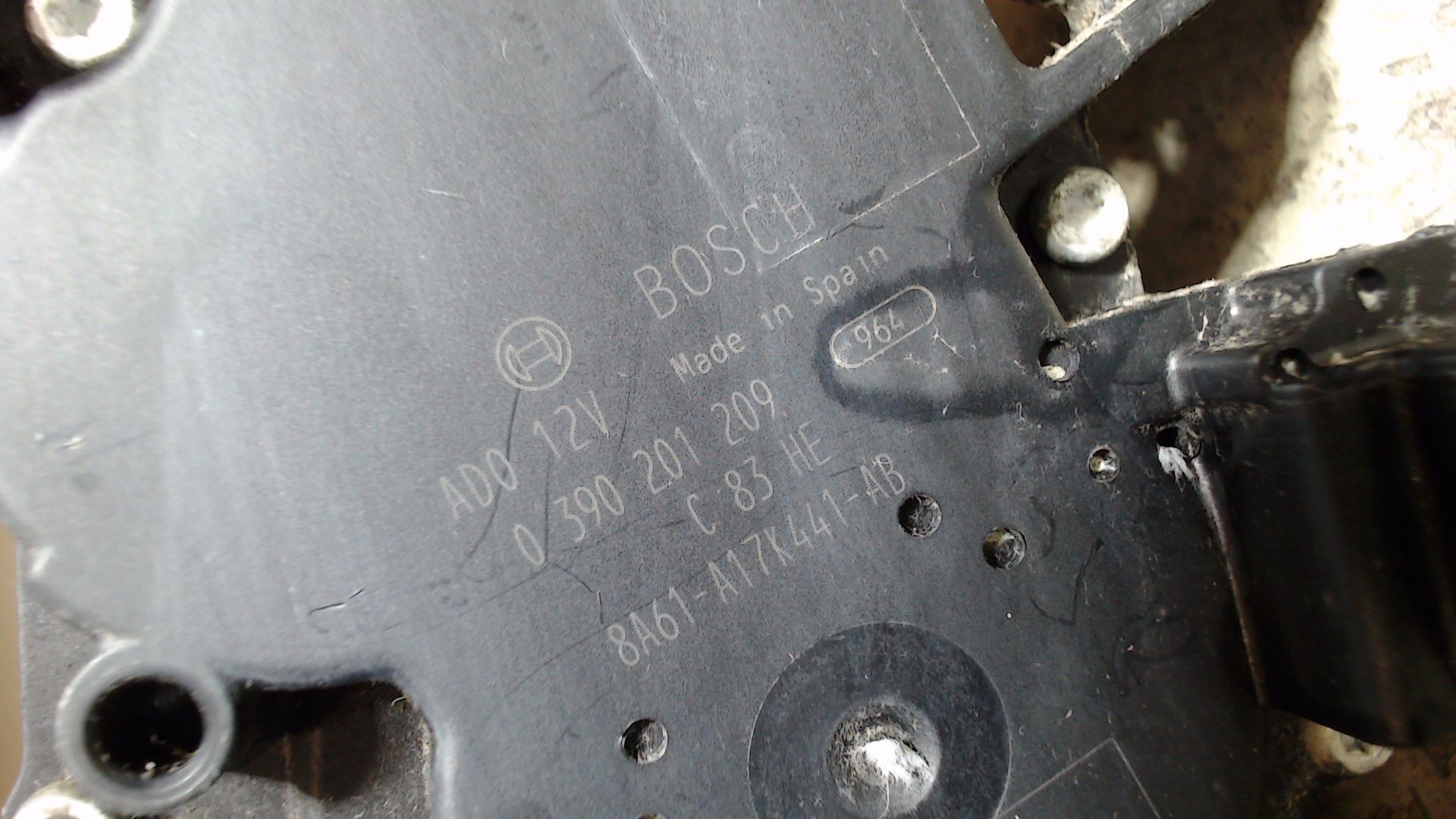 Scheibenwischermotor hinten HECKWISCHERMOTOR