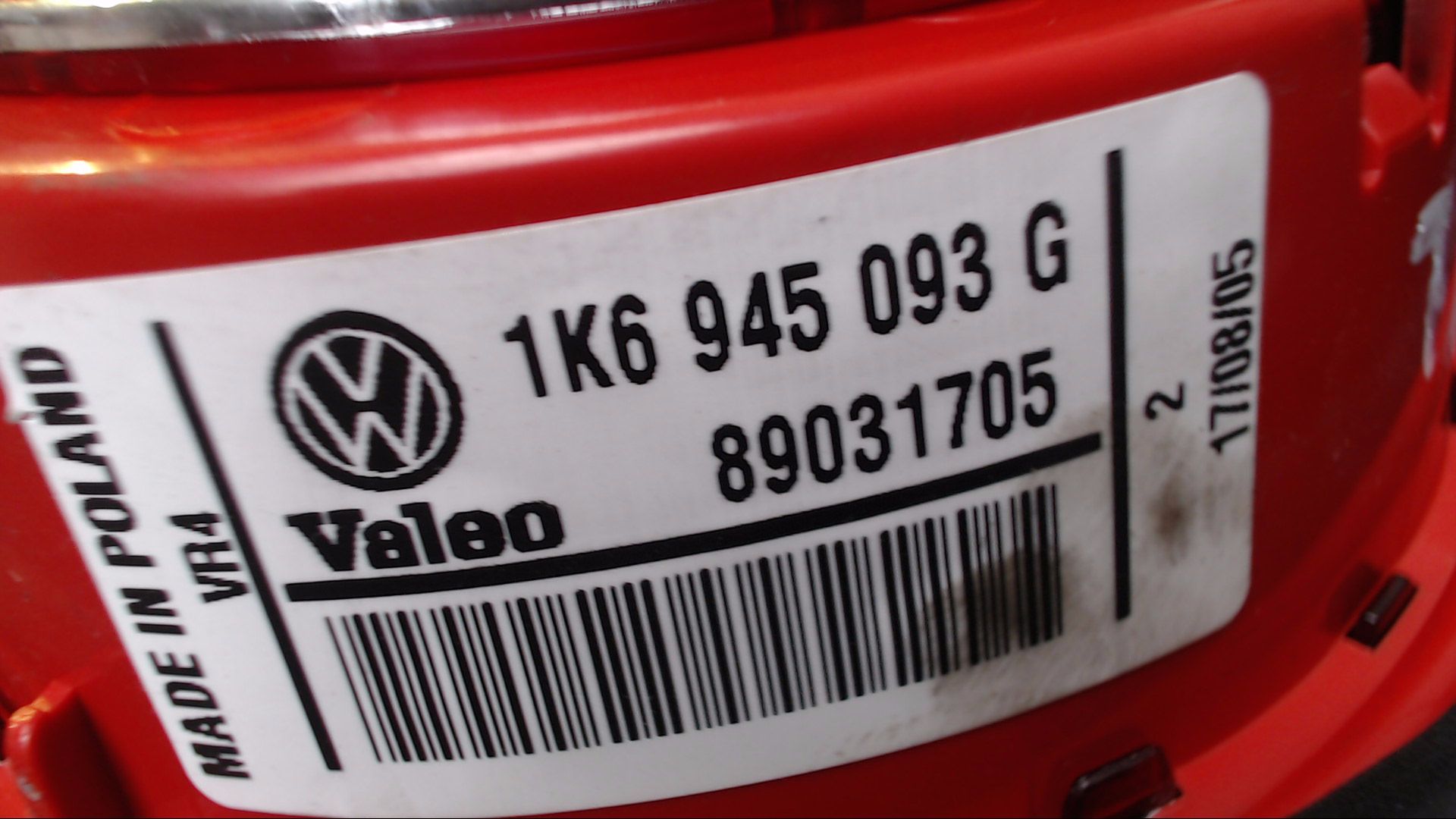 RÜCKLEUCHTE HECKLEUCHTE INNEN LINKS