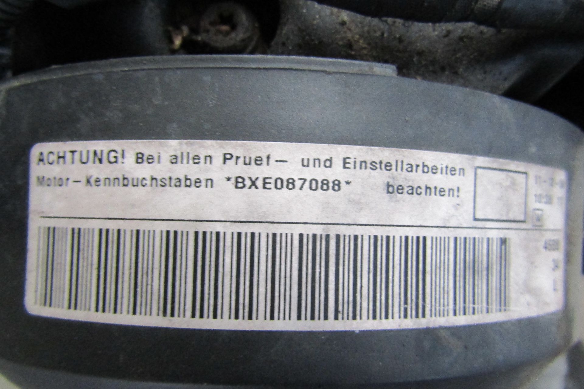 MOTOR OHNE ANBAUTEILE