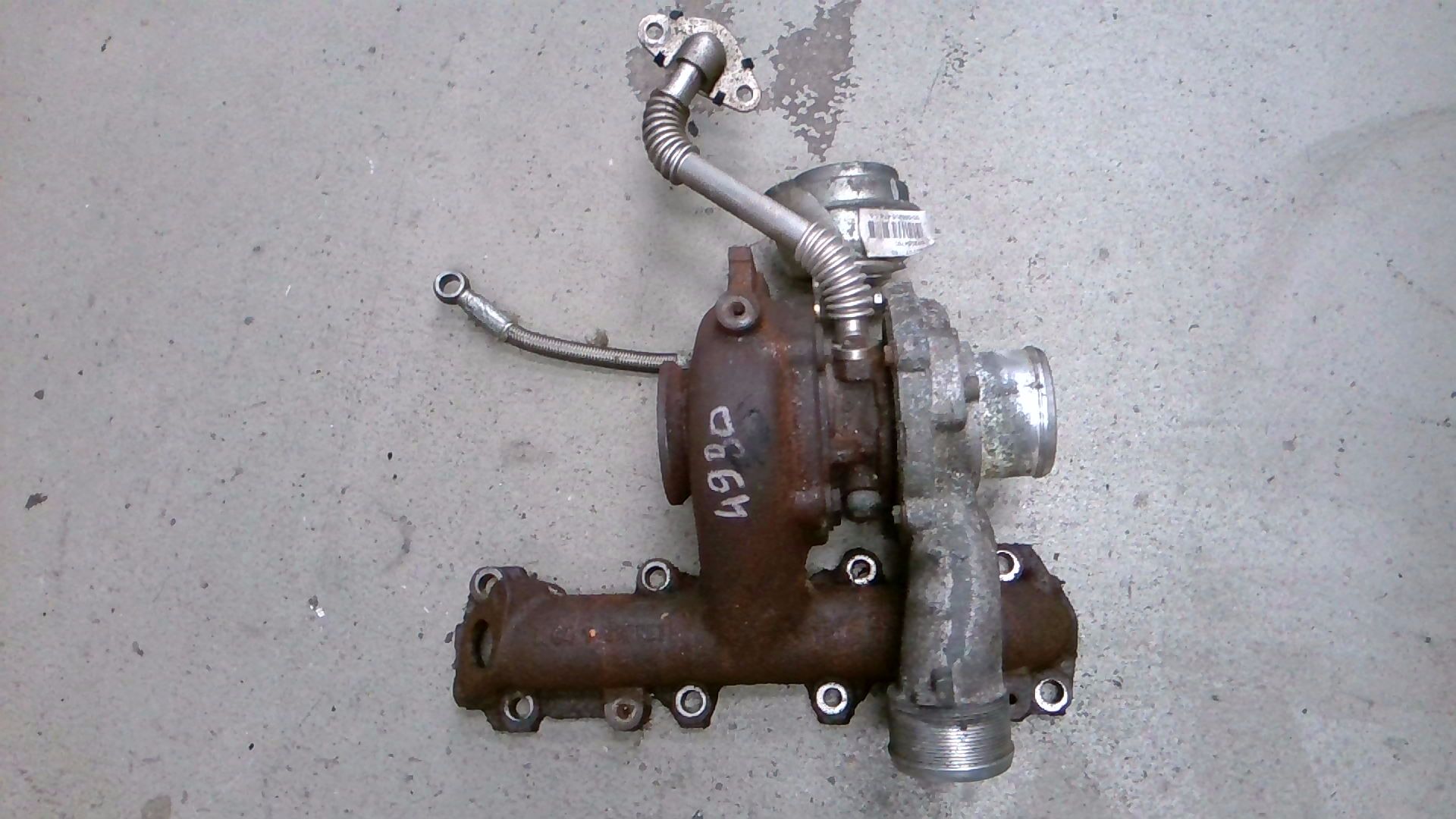 Turbolader mit Auspuffkrümmer