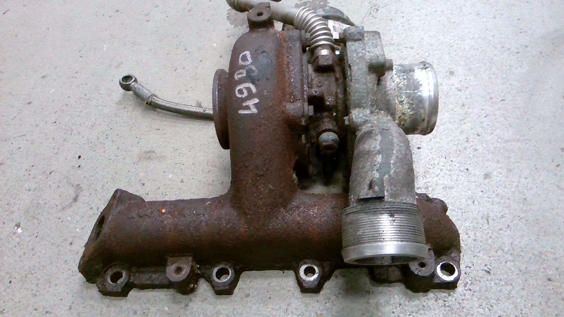 Turbolader mit Auspuffkrümmer