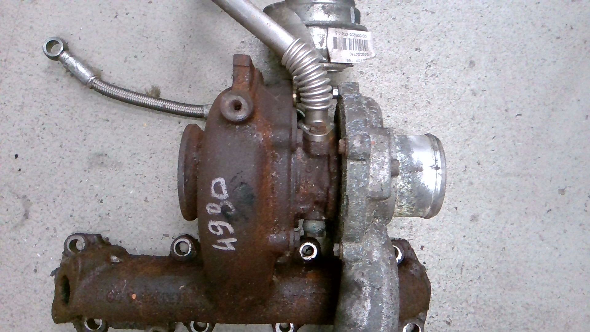 Turbolader mit Auspuffkrümmer