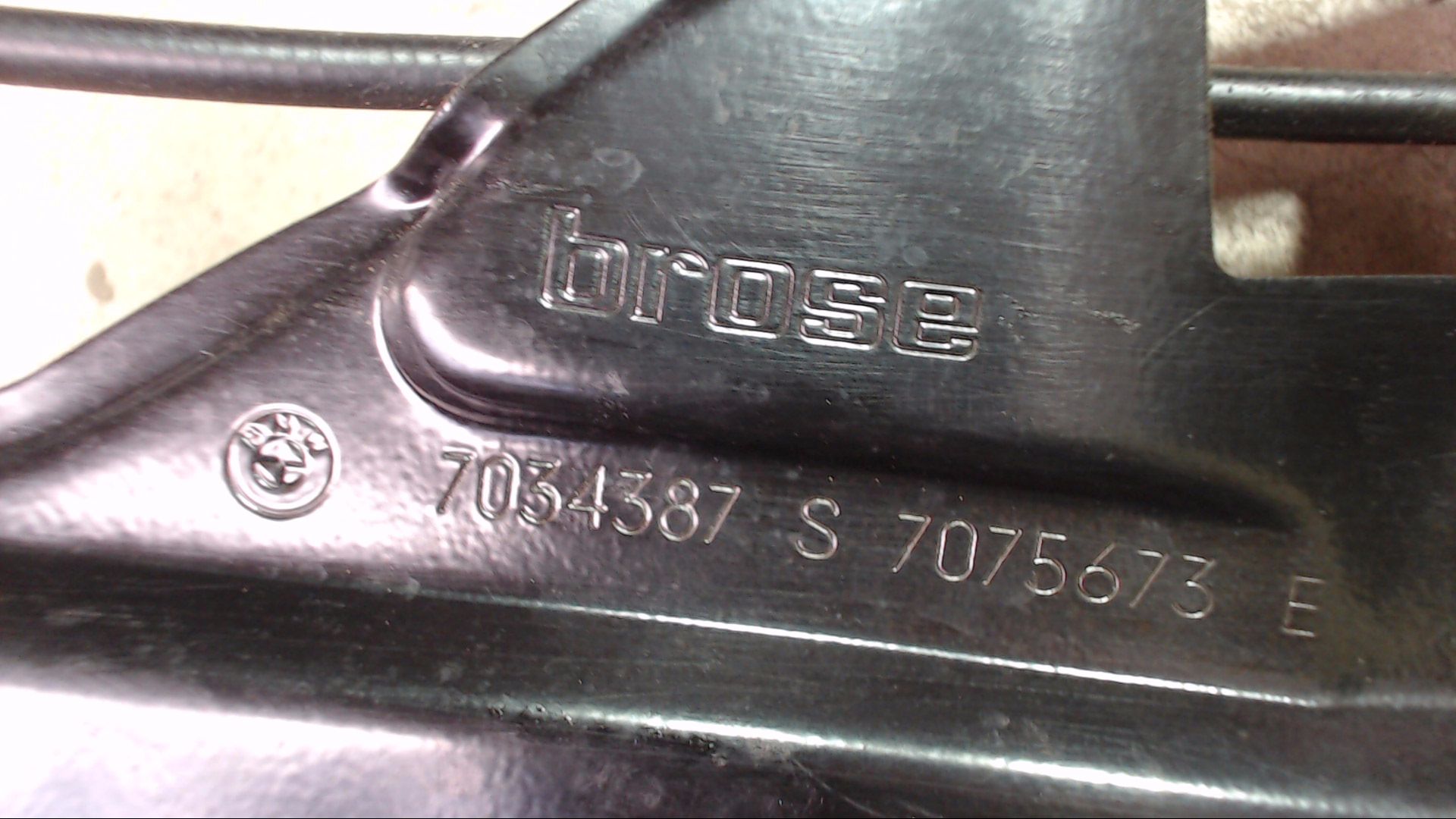 GESTÄNGE FENSTERHEBER ELEKTRISCH HINTEN LINKS