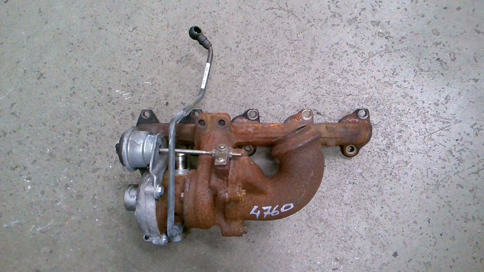Turbolader TURBO ABGASKRÜMMER