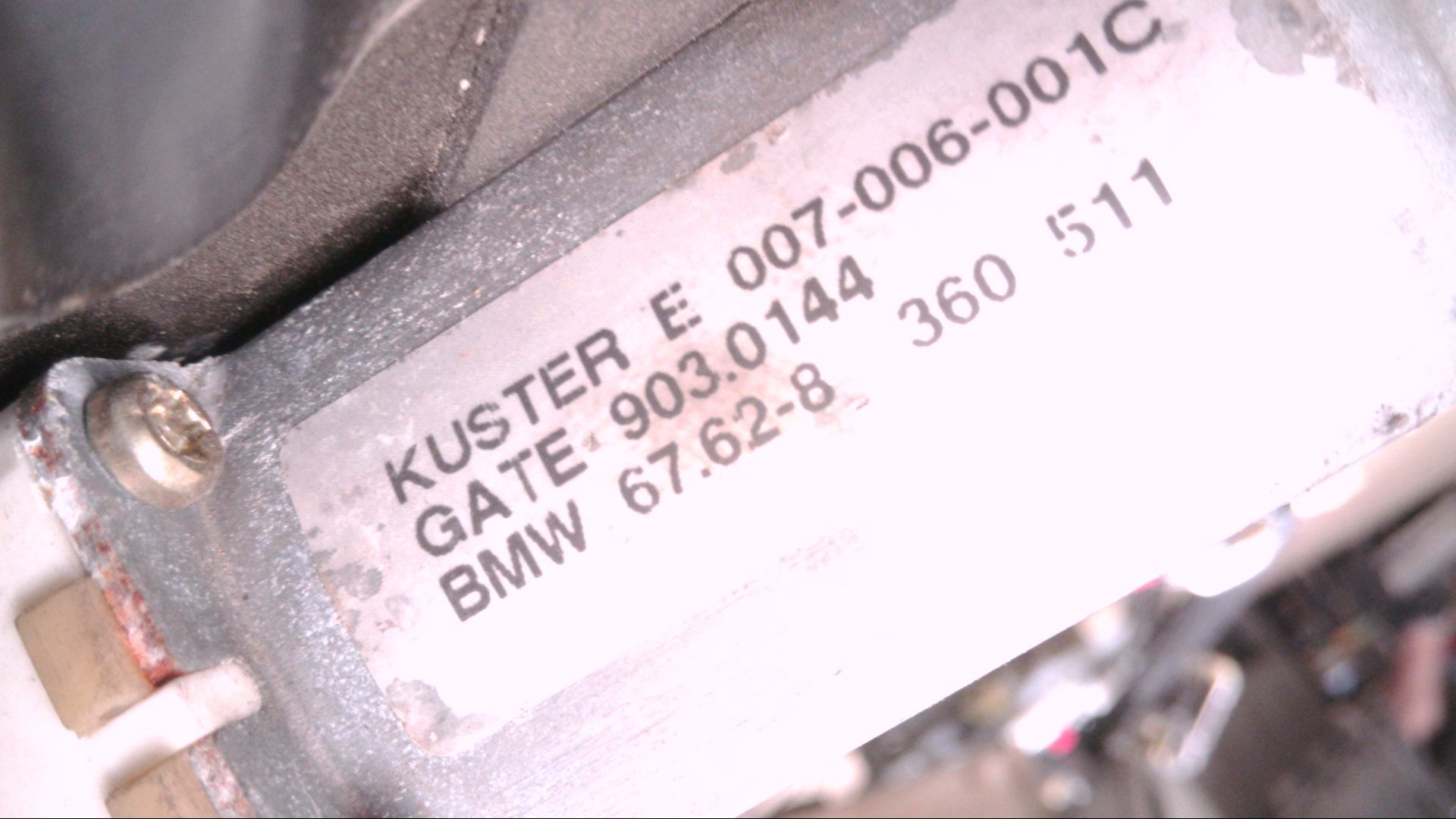 FENSTERHEBER ELEKTRISCH HINTEN RECHTS