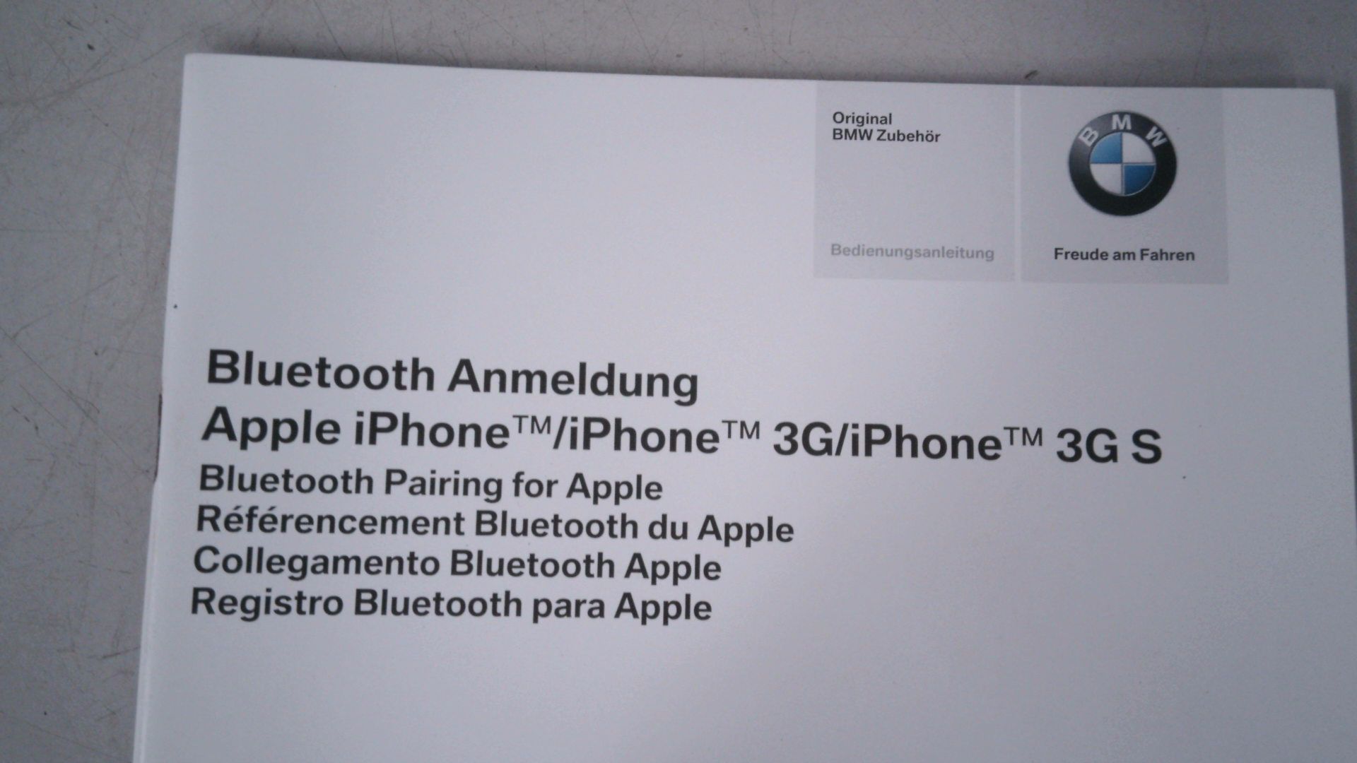 BORDMAPPE BETRIEBSANLEITUNG