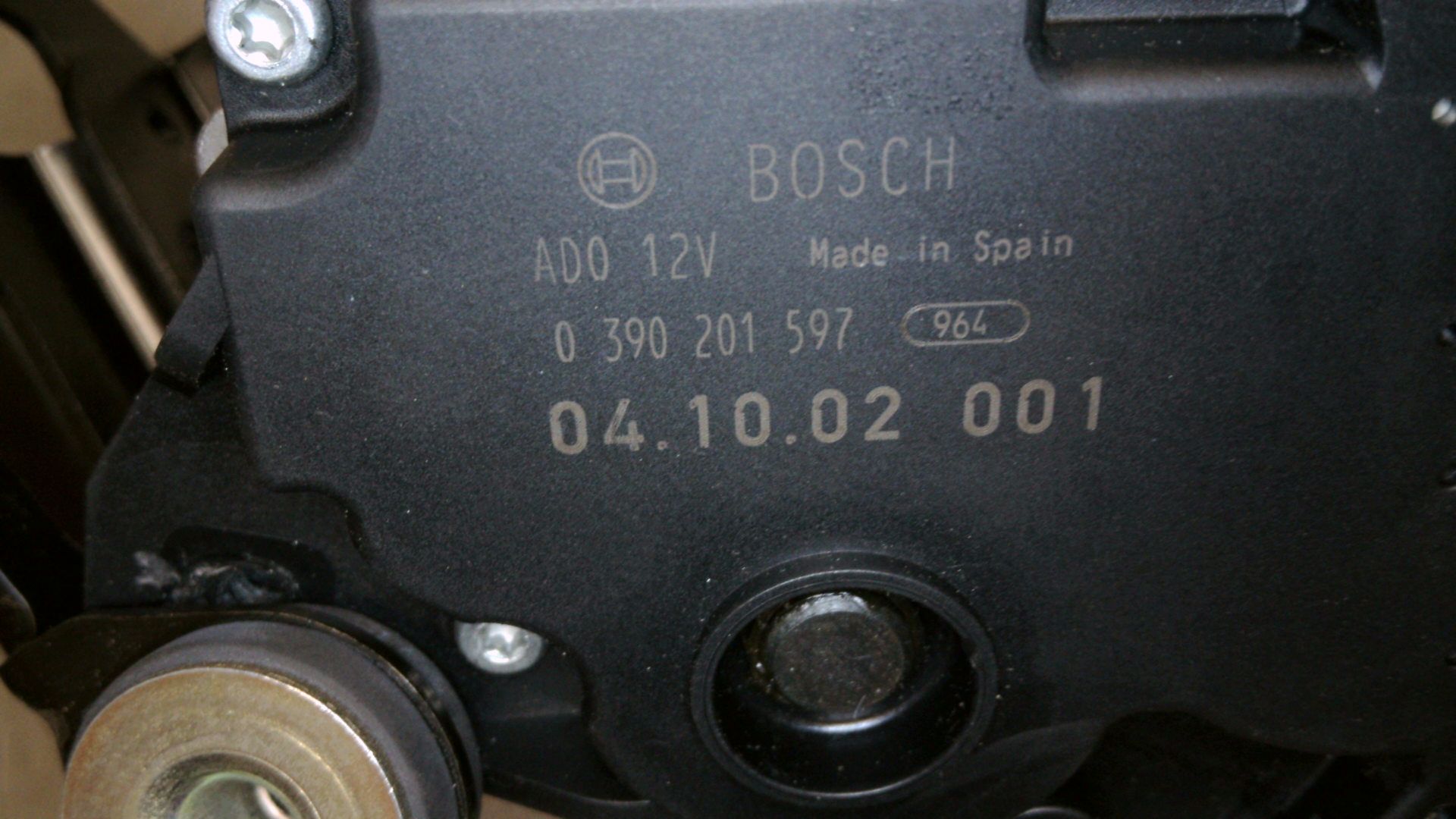 SCHEIBENWISCHERMOTOR HINTEN