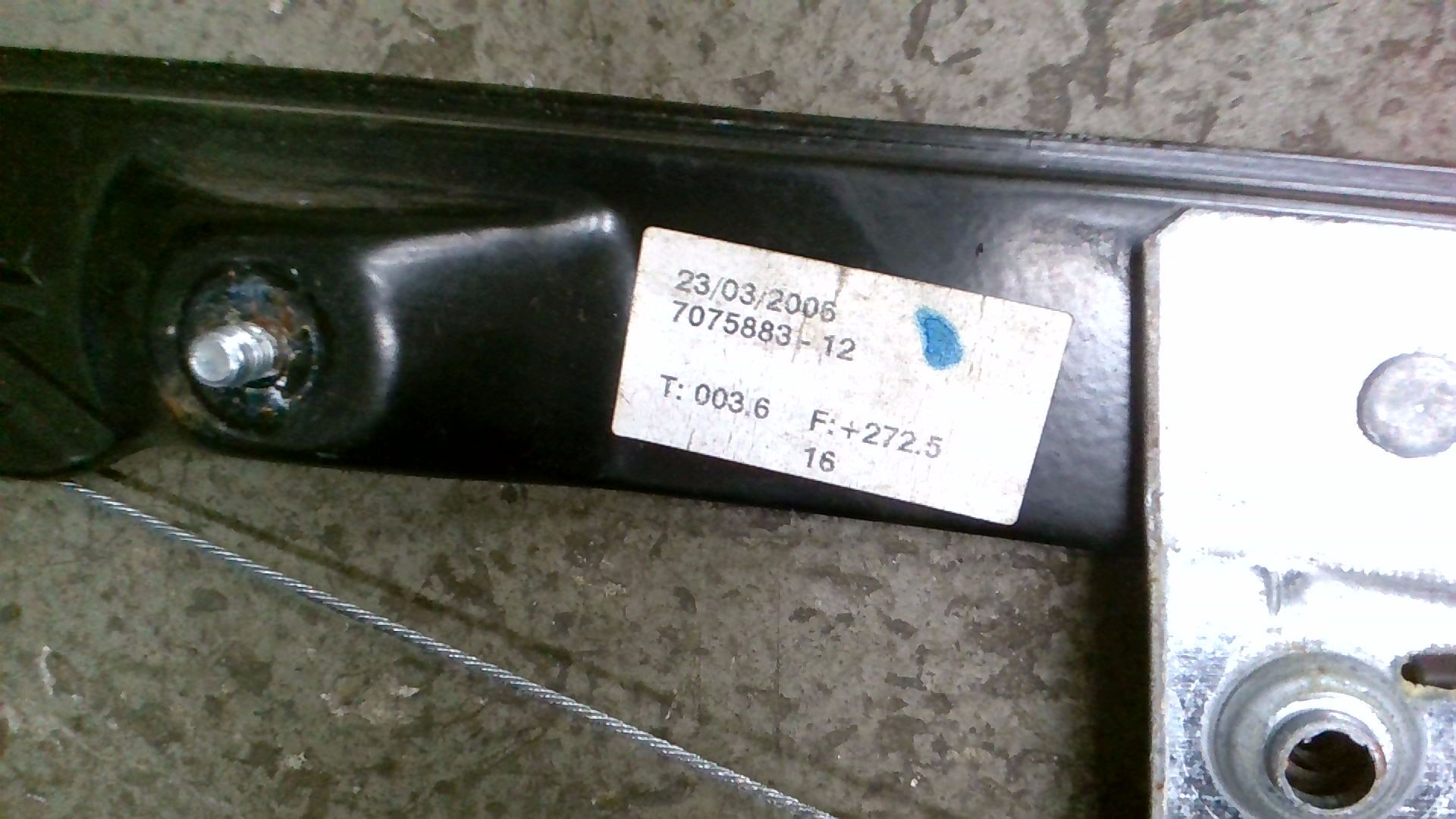 GESTÄNGE Fensterheber elektrisch (Tür hinten) Links