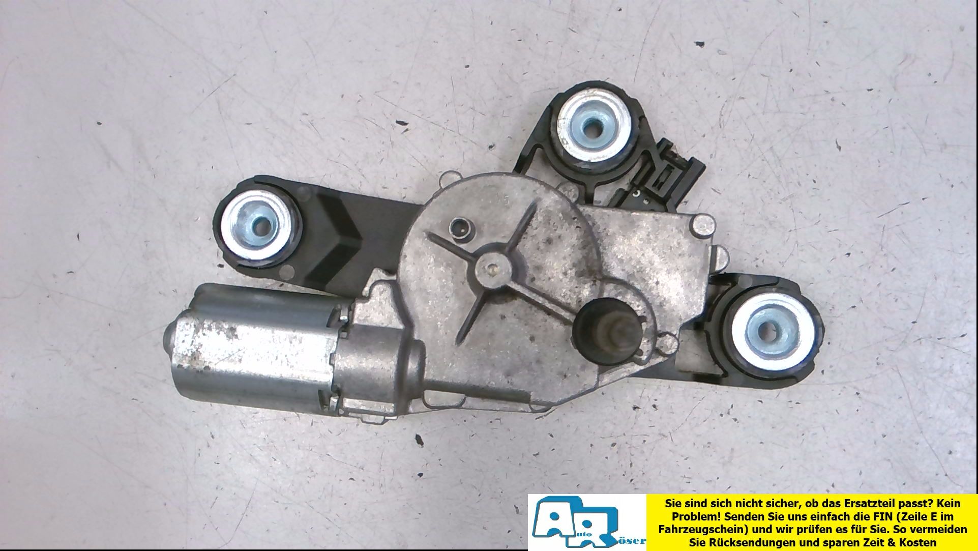 Scheibenwischermotor hinten