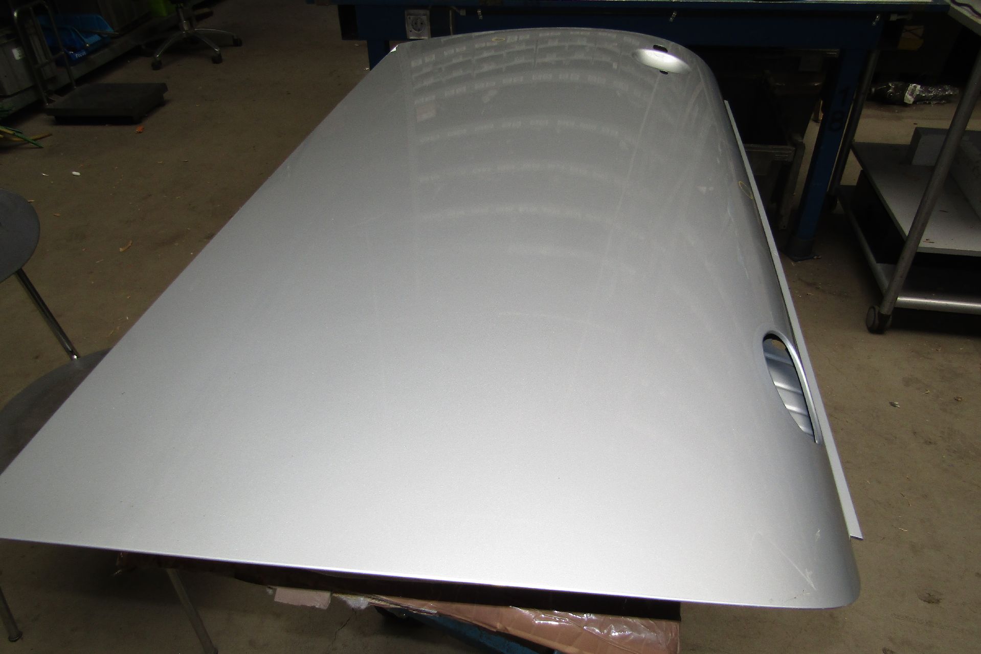 TÜR TÜRE RECHTS BEIFAHRERTÜRE SILBER