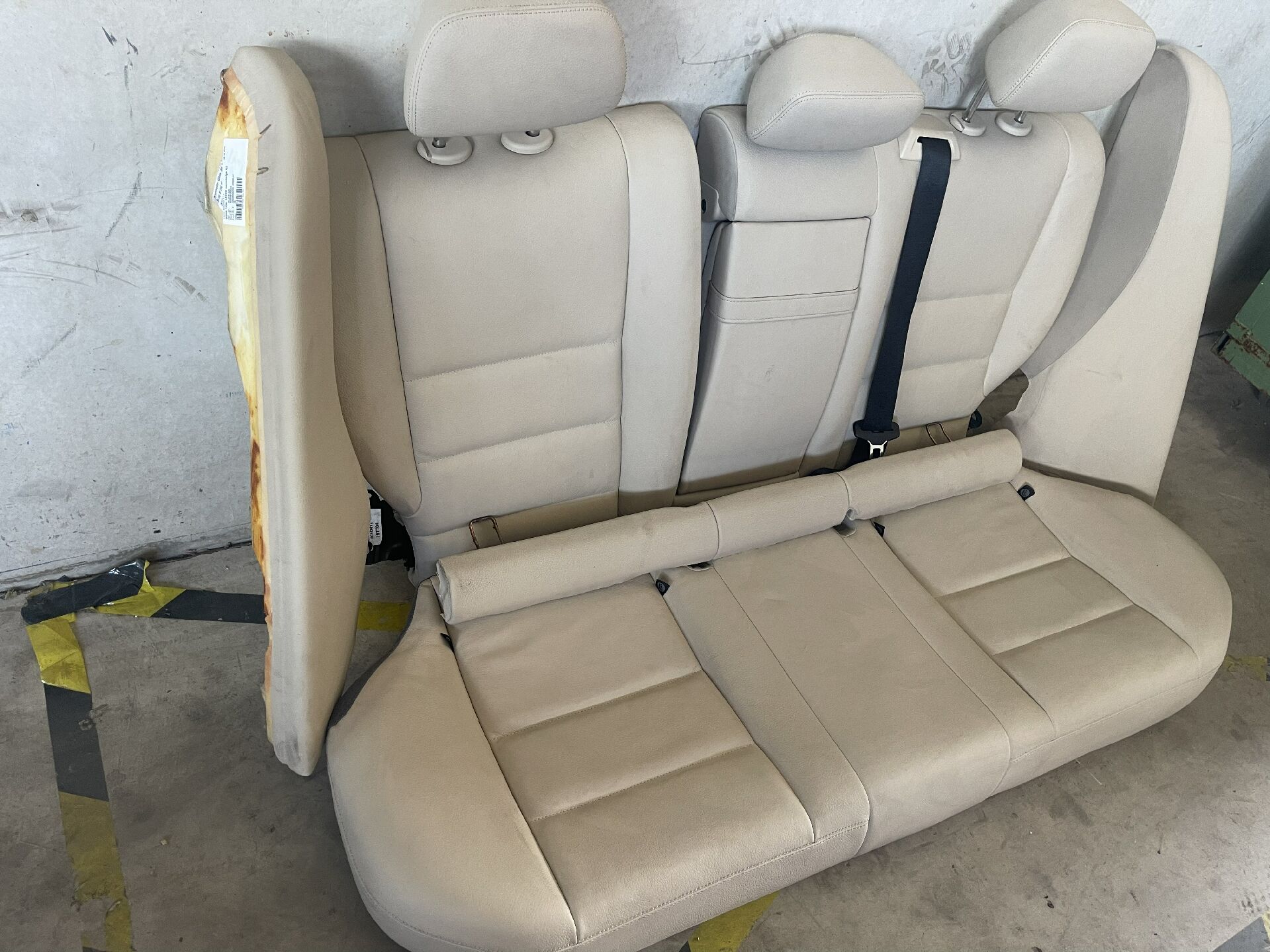 RÜCKBANK LEDER BEIGE