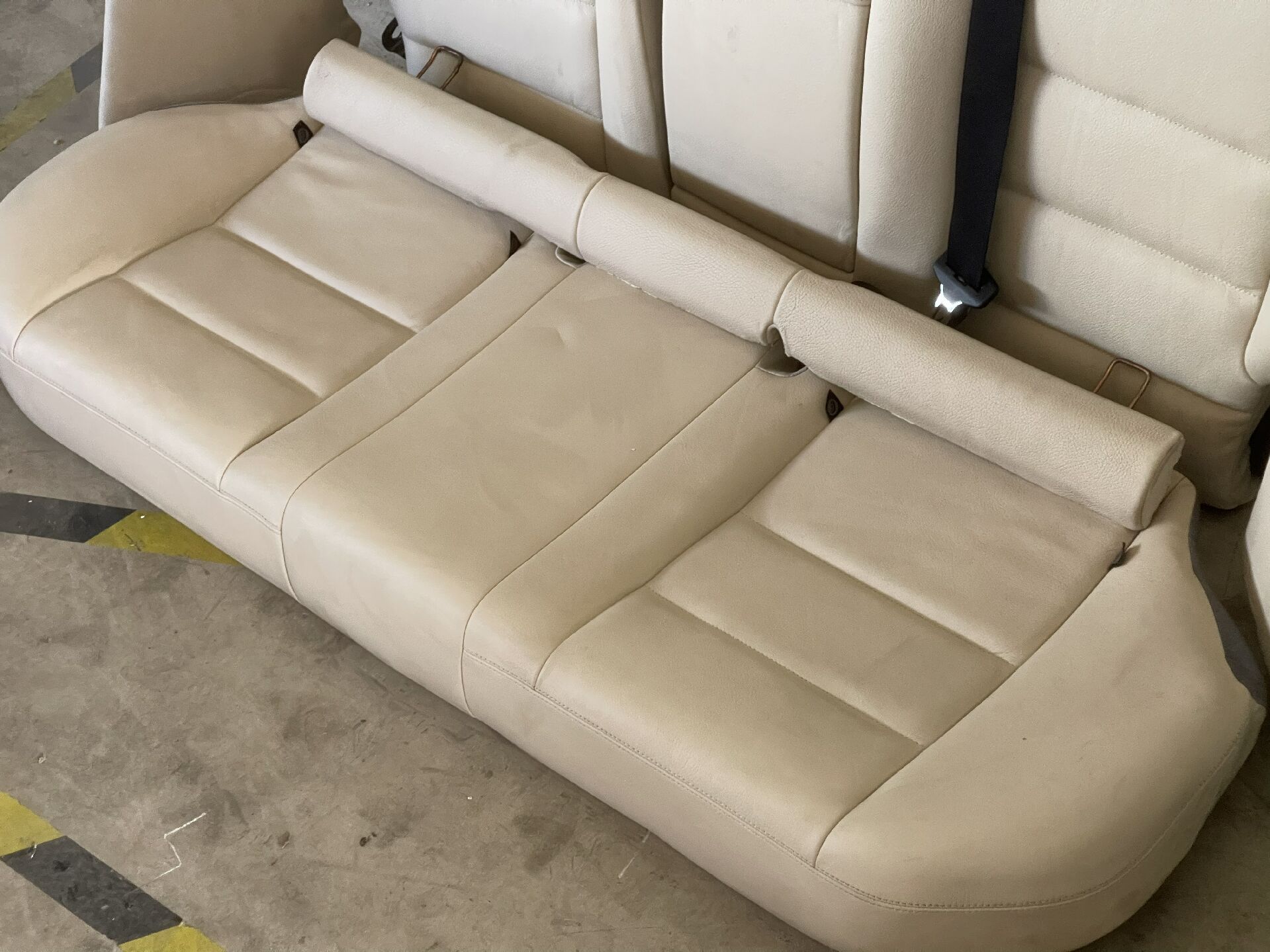 RÜCKBANK LEDER BEIGE