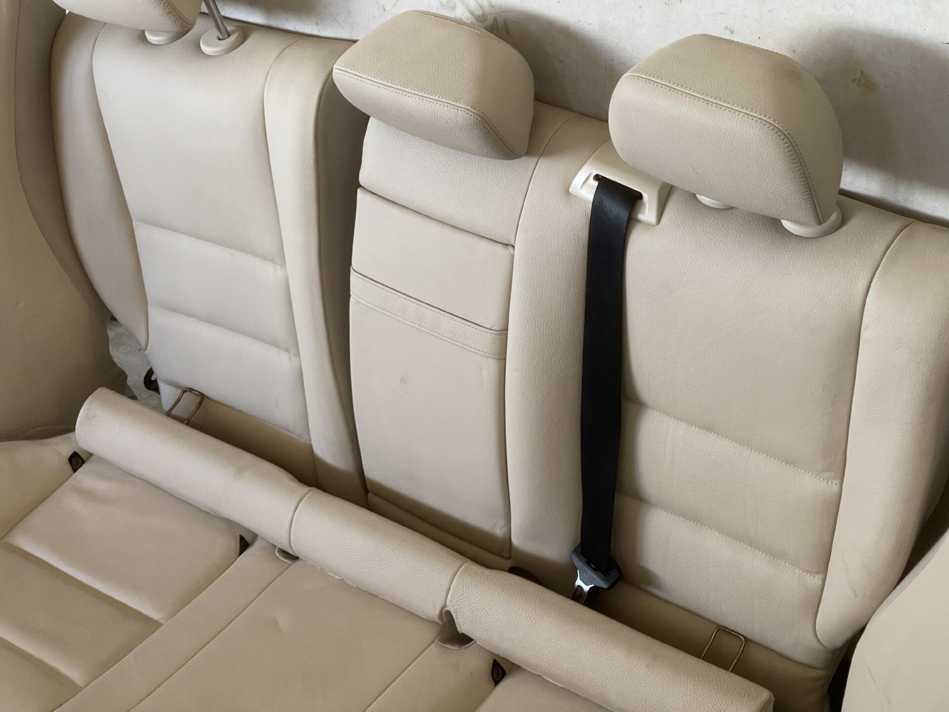 RÜCKBANK LEDER BEIGE