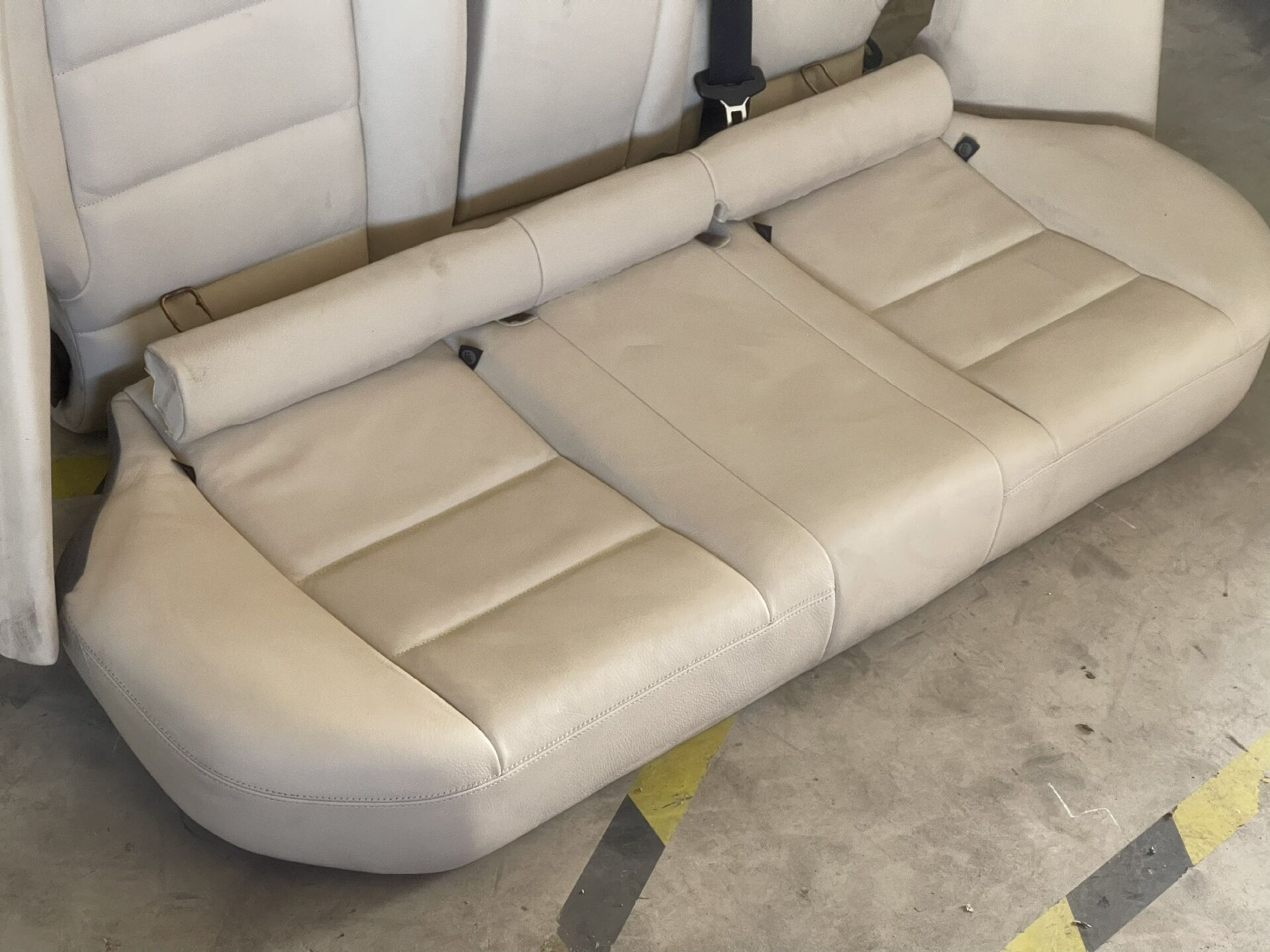 RÜCKBANK LEDER BEIGE