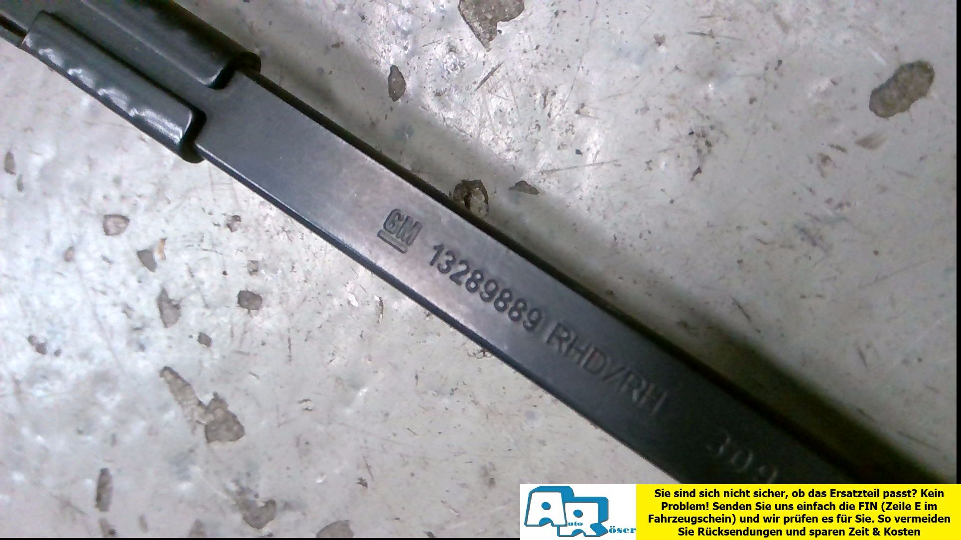 Scheibenwischerarm VORNE Rechts !!RHD!!