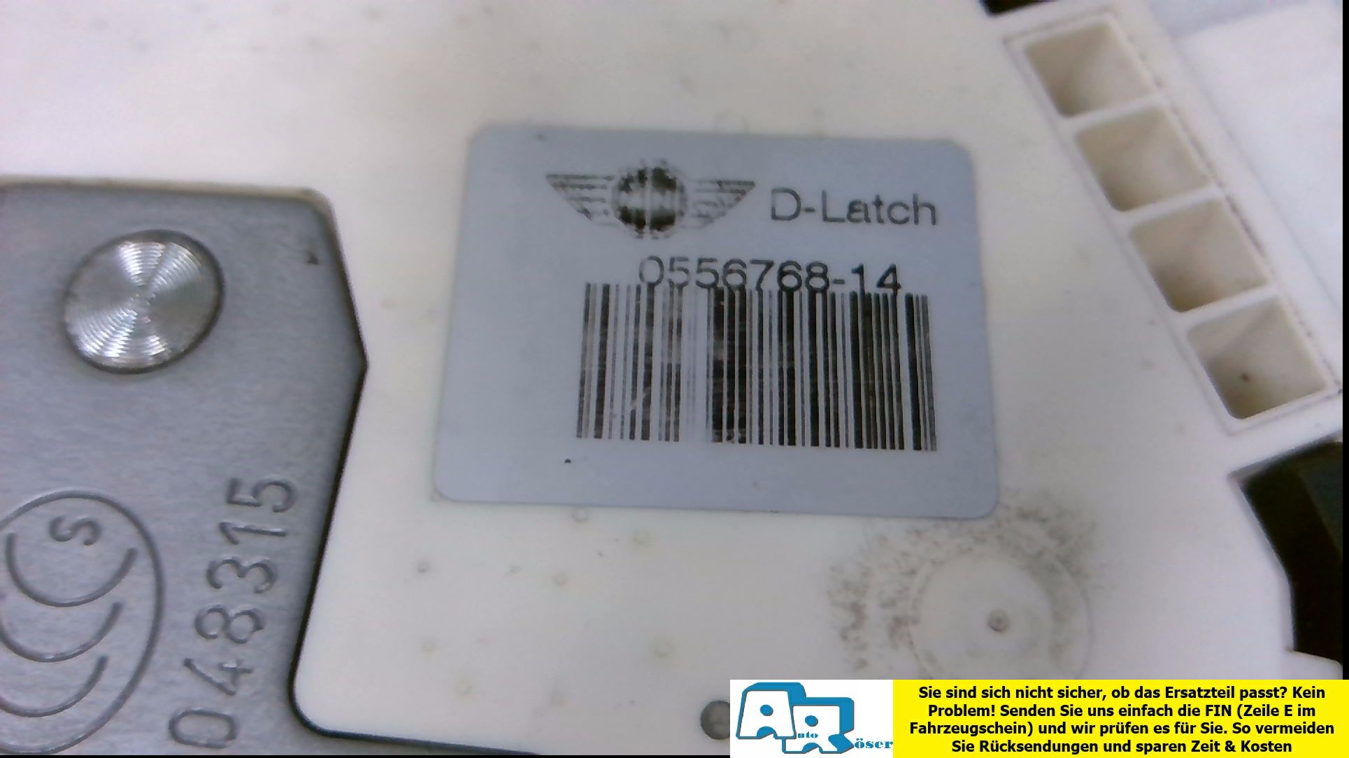 SCHLOSS Türschloss (Tür vorn) Links