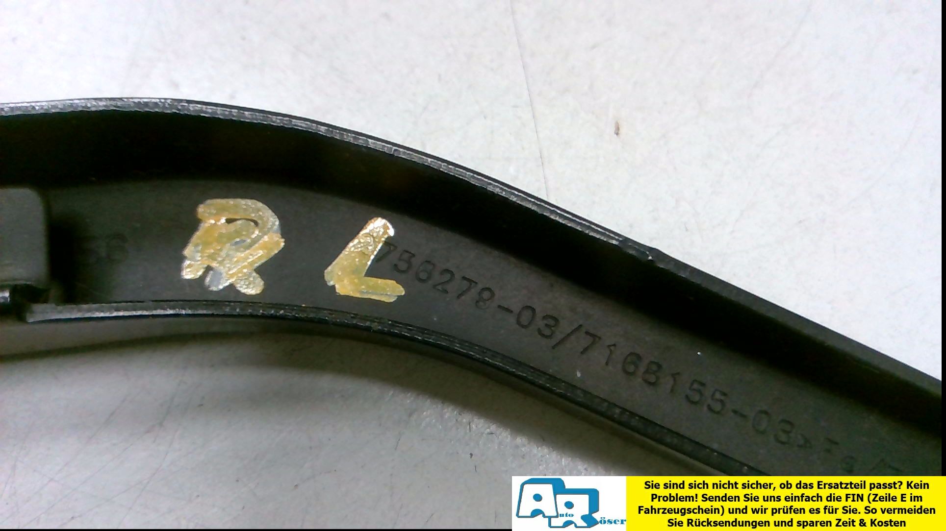 Scheibenwischerarm hinten Links