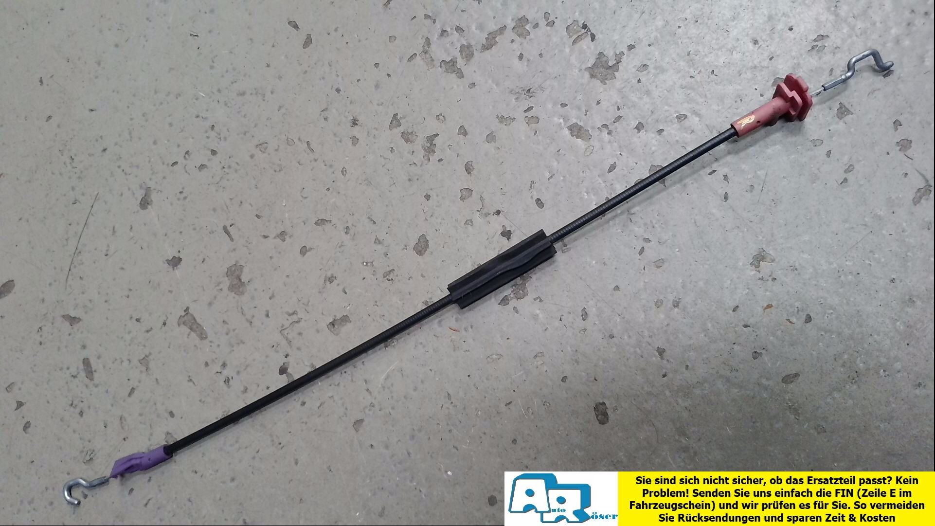 Betätigungszug Schloss (Tür hinten) Rechts