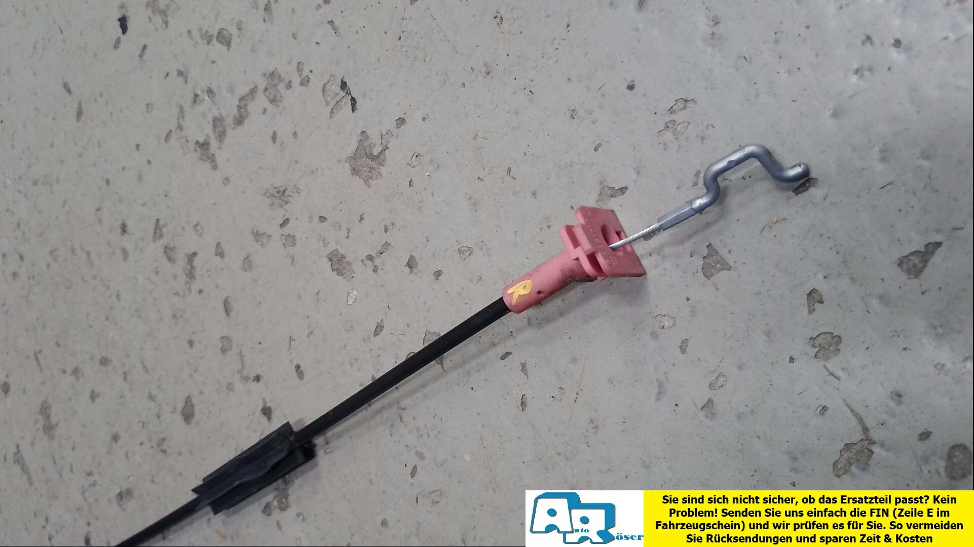 Betätigungszug Schloss (Tür hinten) Rechts