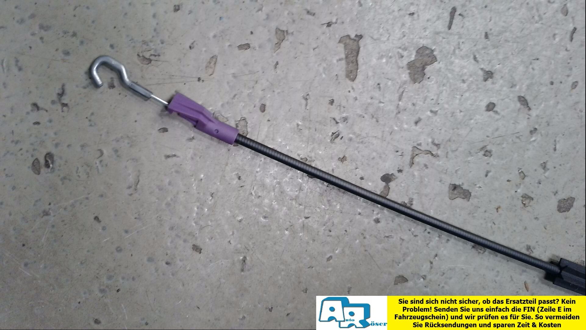 Betätigungszug Schloss (Tür hinten) Rechts