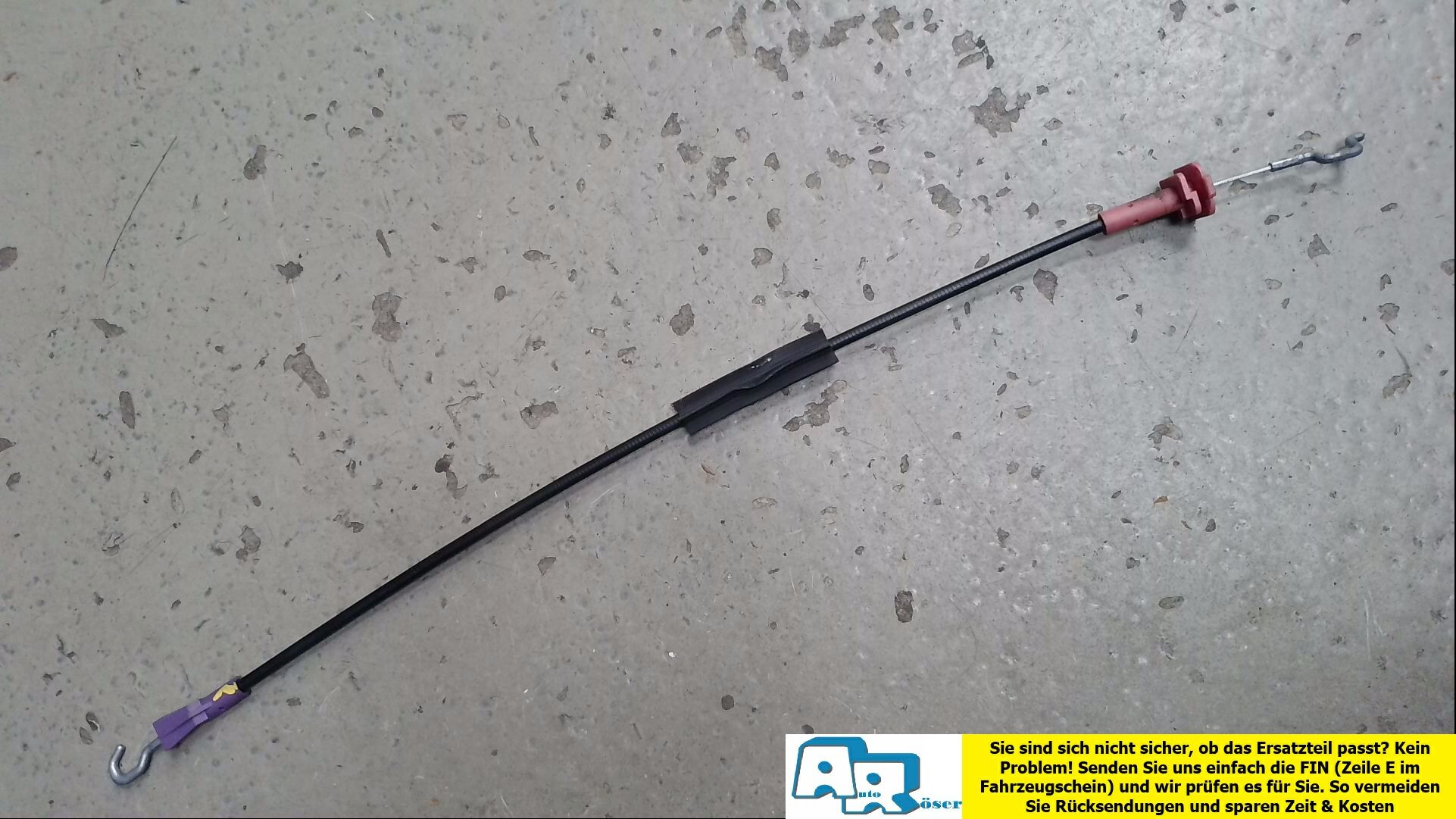 Betätigungszug Schloss (Tür hinten) Links