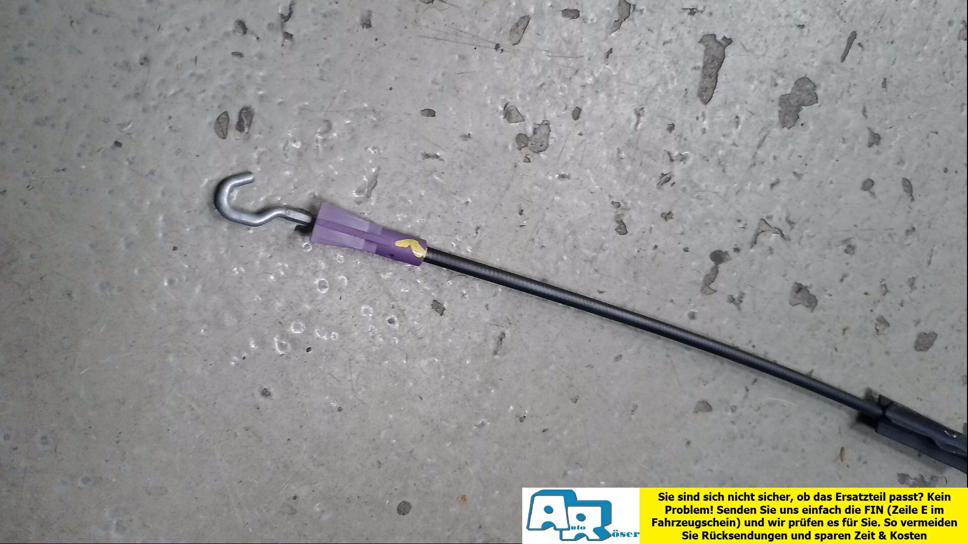 Betätigungszug Schloss (Tür hinten) Links