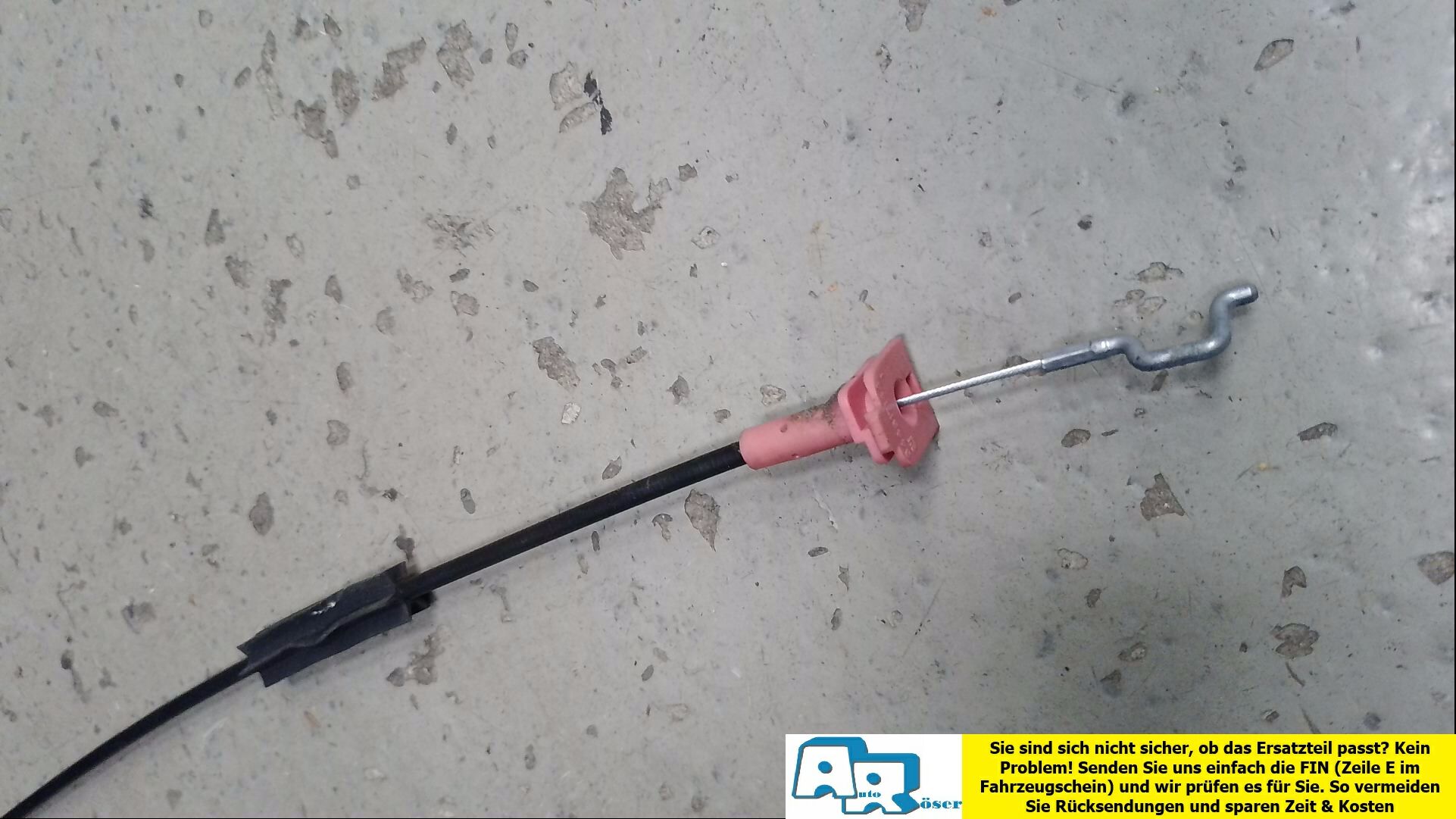 Betätigungszug Schloss (Tür hinten) Links