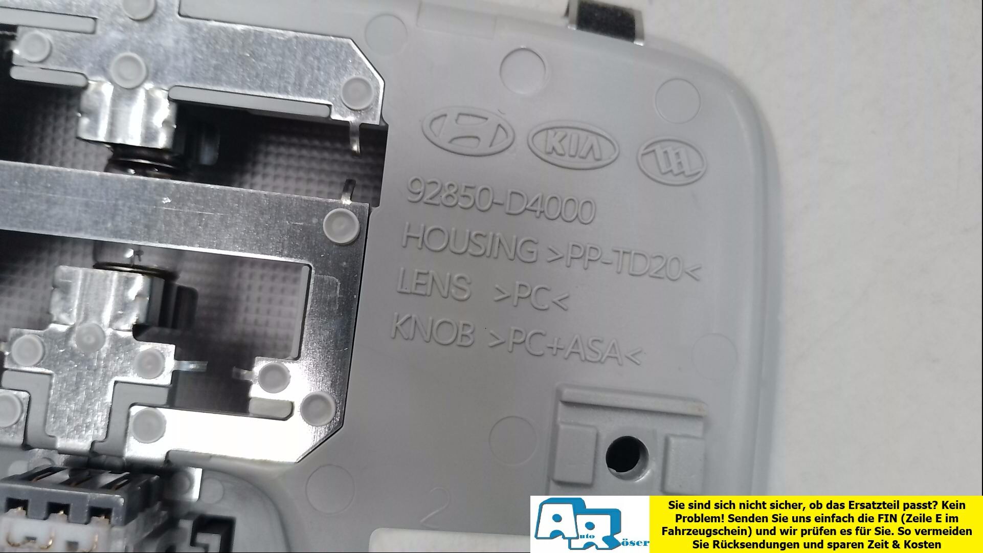 Innenbeleuchtung hinten