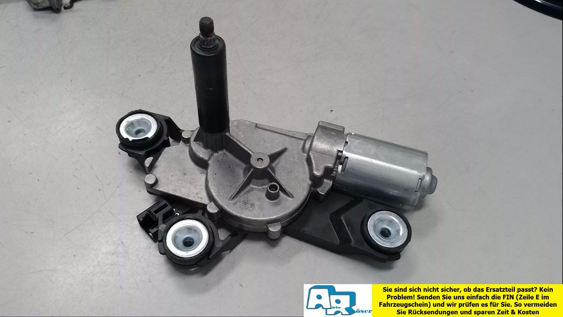 Scheibenwischermotor hinten
