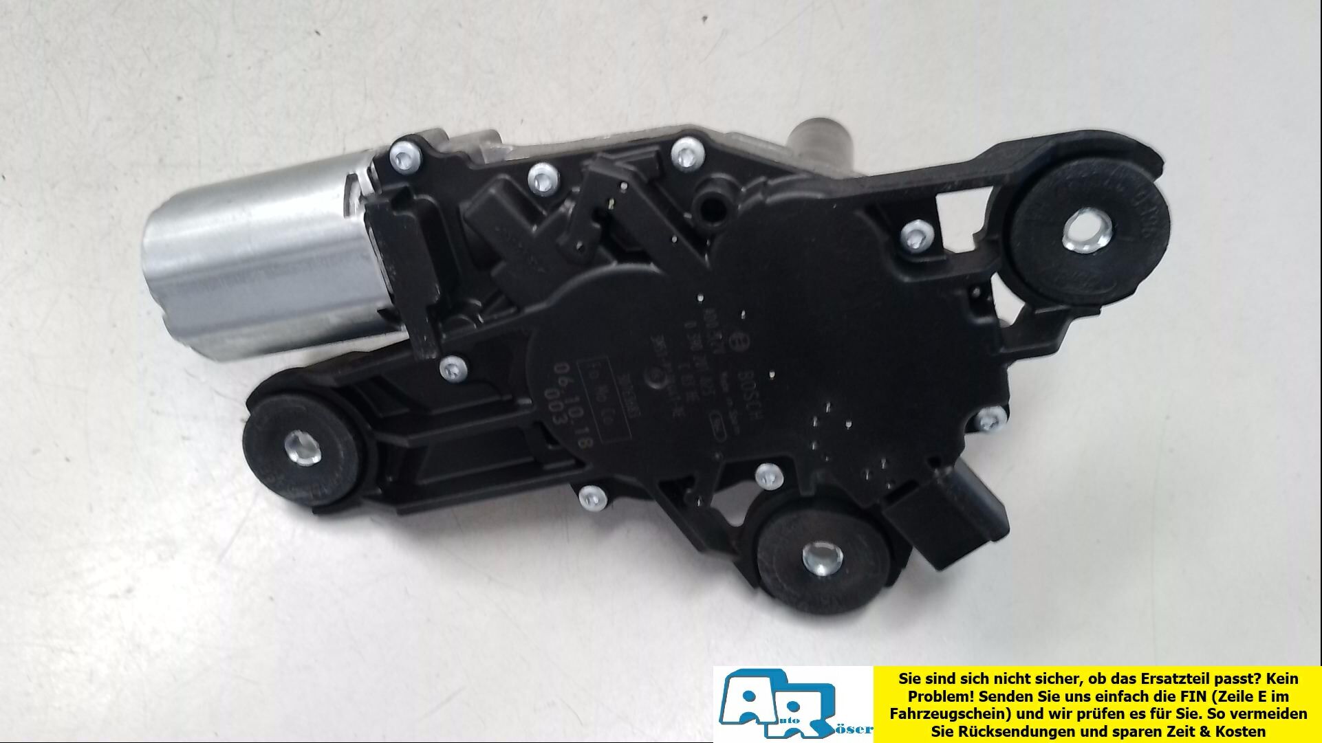Scheibenwischermotor hinten