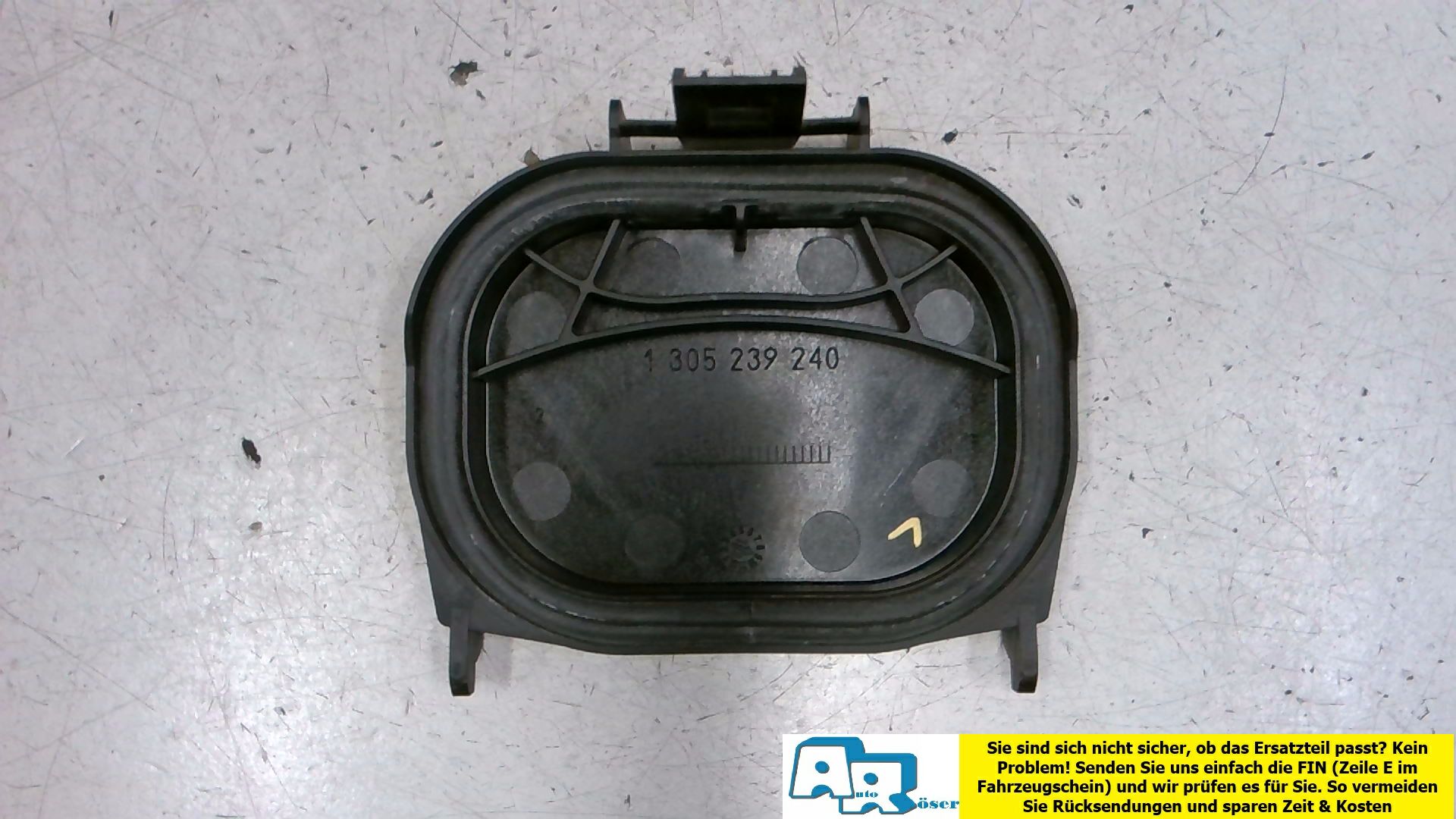 Kunststoffdeckel Scheinwerfer Links