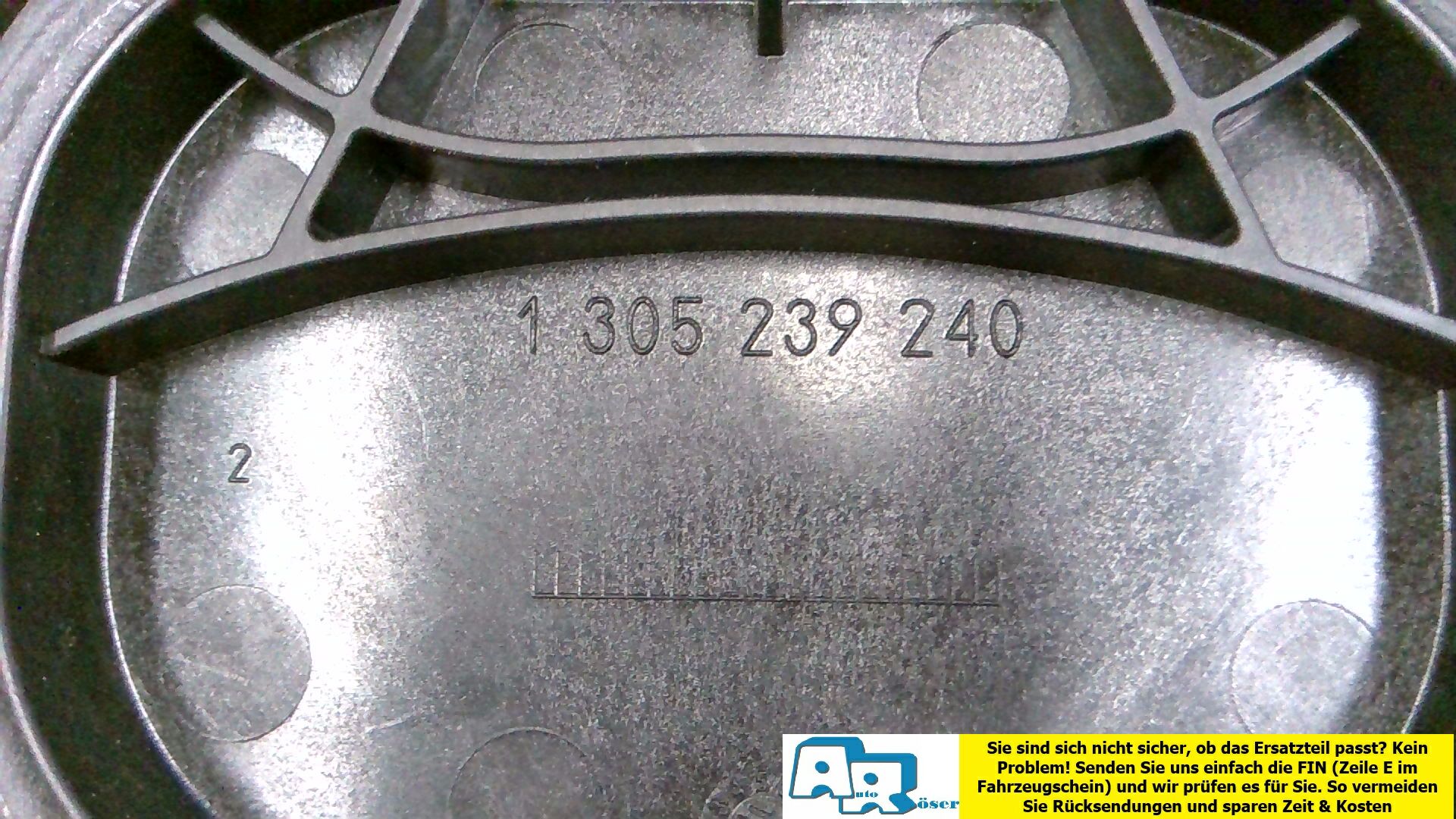Kunststoffdeckel Scheinwerfer Links