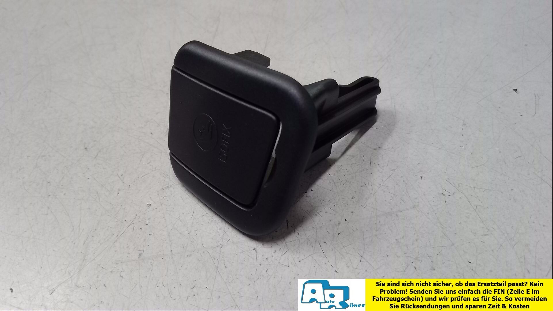 ABDECKUNG VERKLEIDUNG ISOFIX RÜCKBANK Rechts