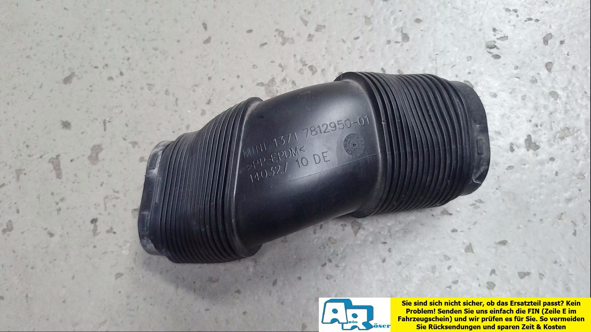 ANSAUGSCHLAUCH Luftansaugstück