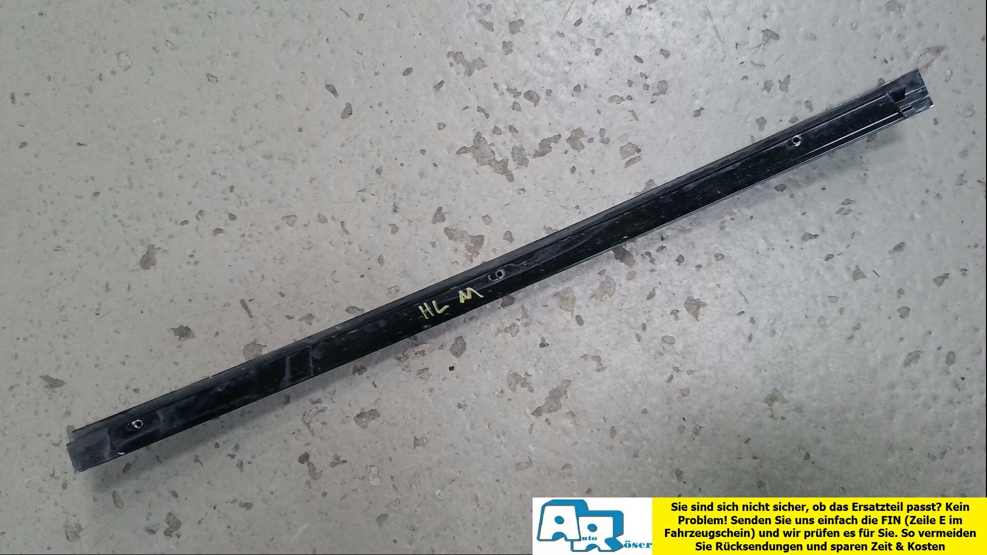 ZIERLEISTE Türblende MITTE SHADOW-LINE (Tür hinten) Links