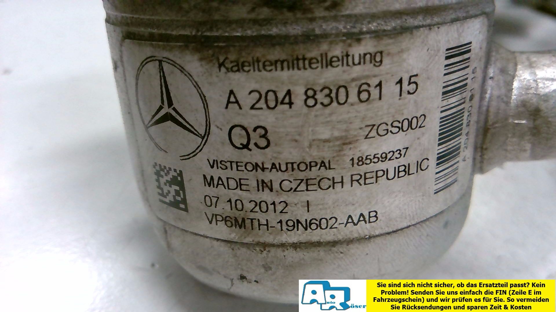 Schlauch Kompressor / Verdampfer