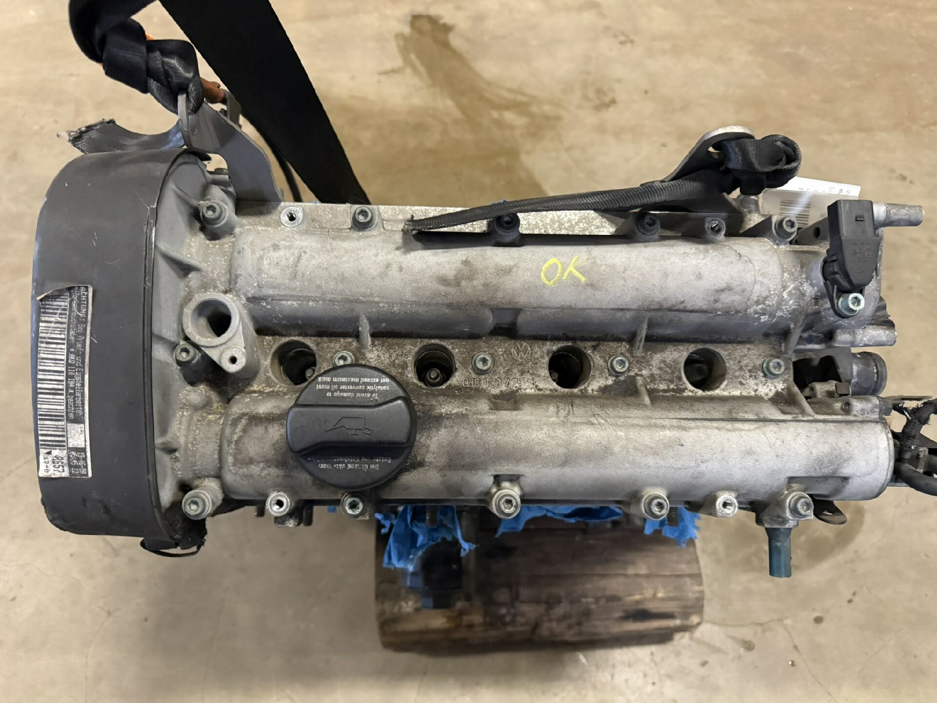Motor ohne Anbauteile