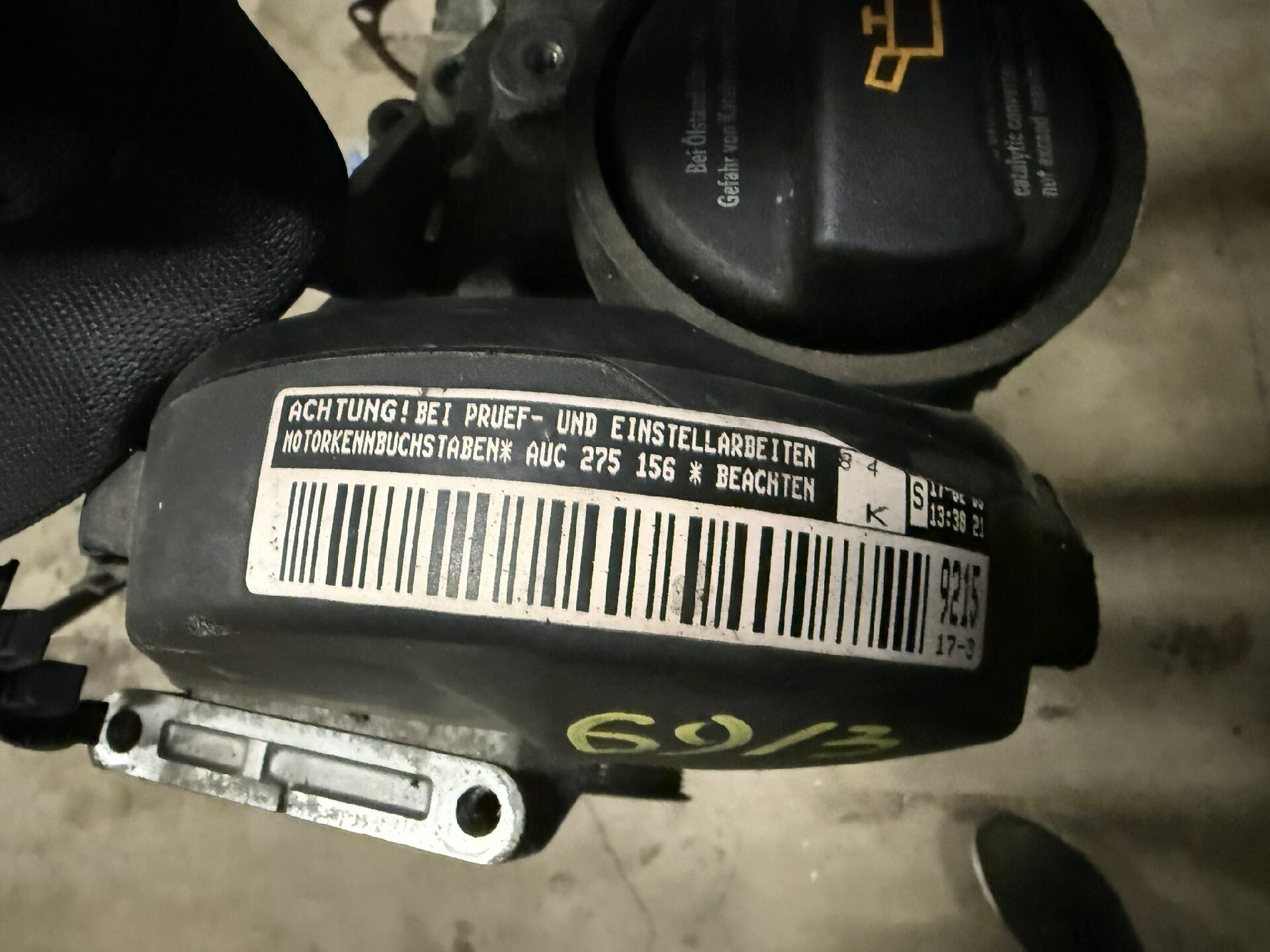 Motor ohne Anbauteile