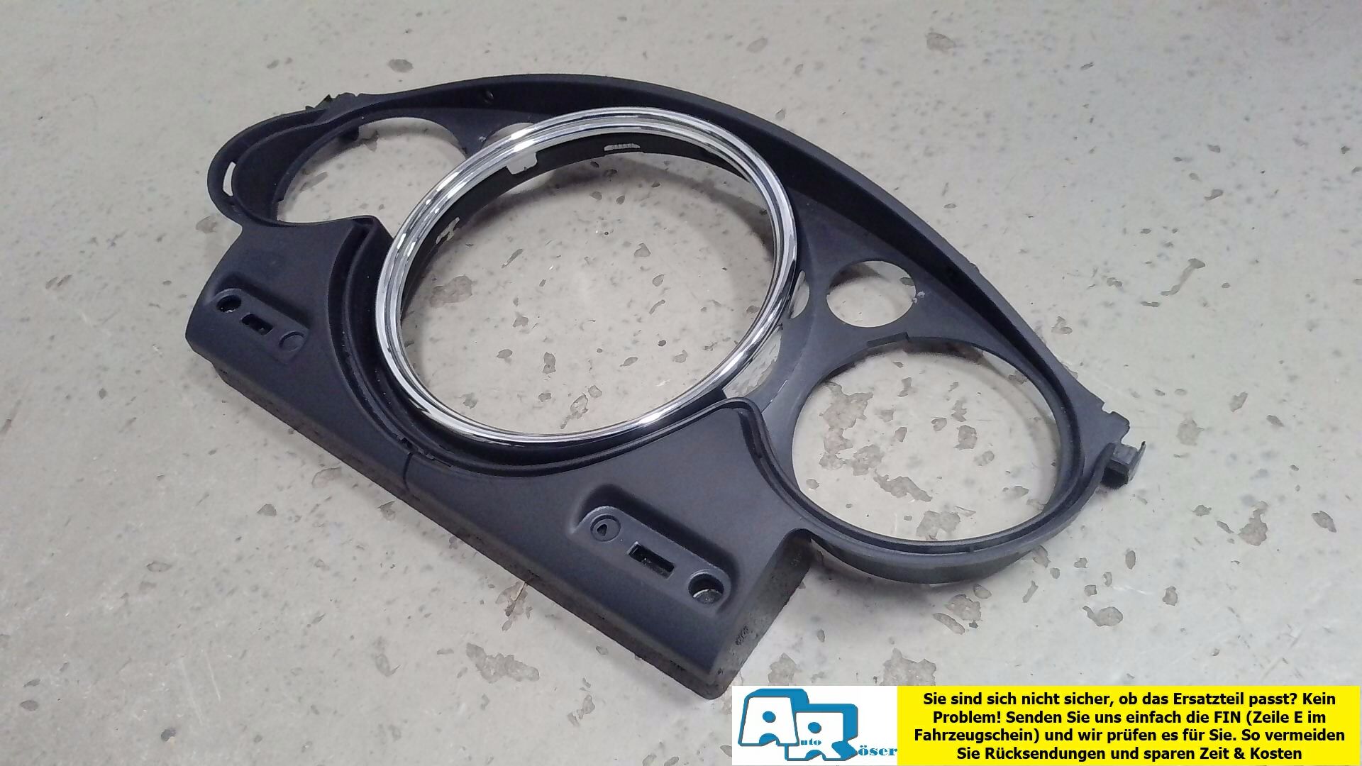 Rahmen Verkleidung Tachometer Chrom