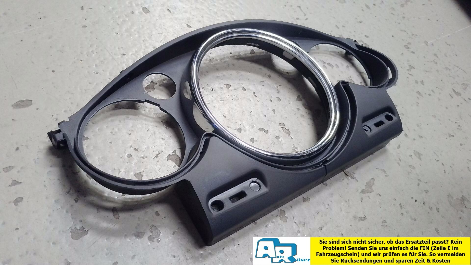 Rahmen Verkleidung Tachometer Chrom