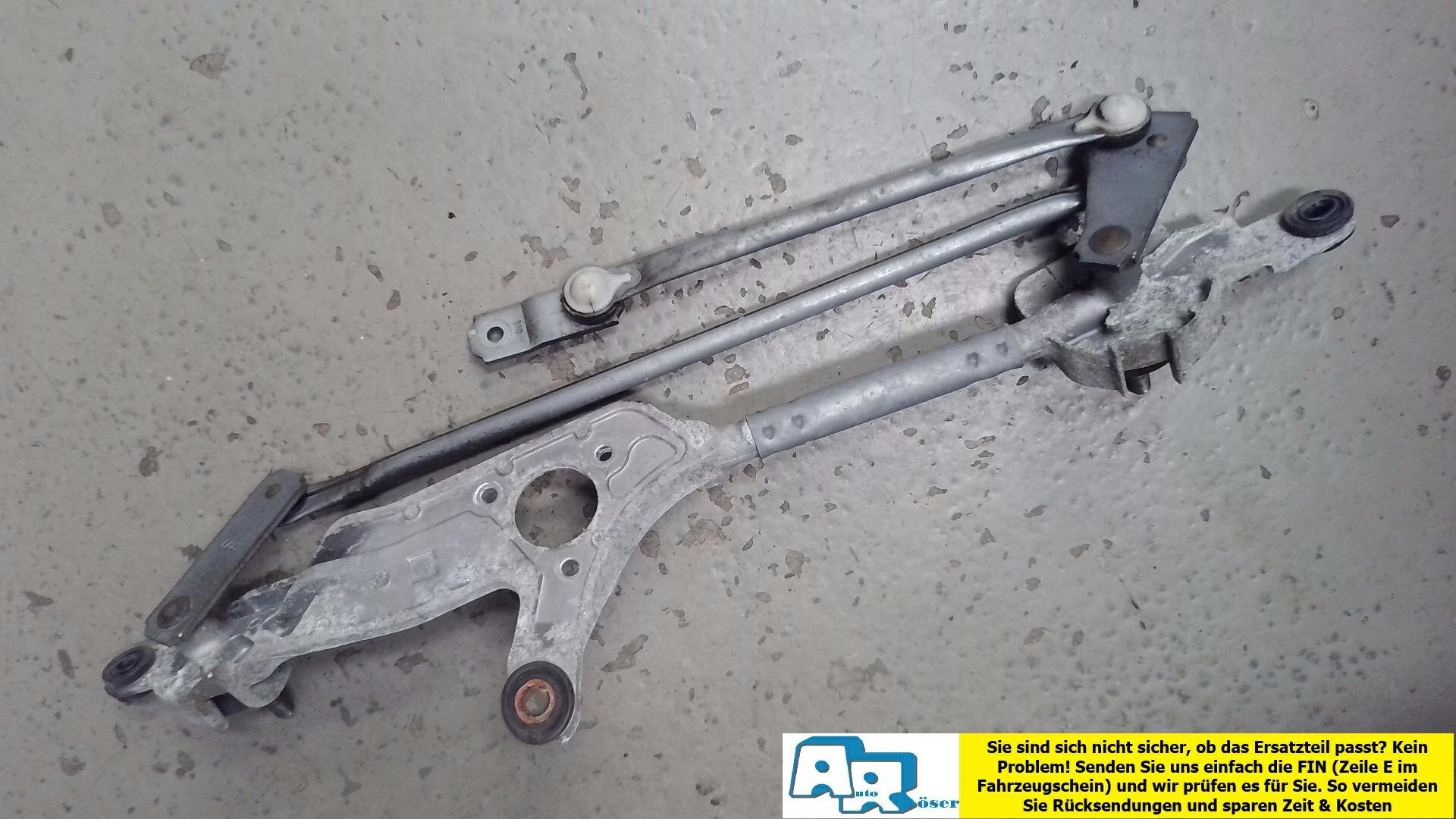 Scheibenwischermotor hinten